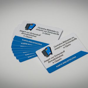 Karty biblioteczne plastikowe