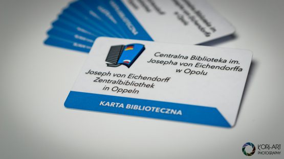 Karty biblioteczne plastikowe