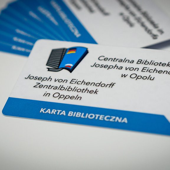 Karty biblioteczne plastikowe