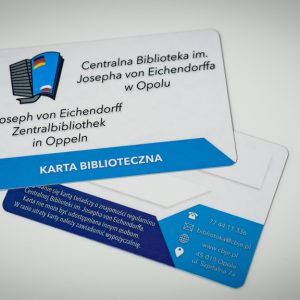 Karty biblioteczne plastikowe