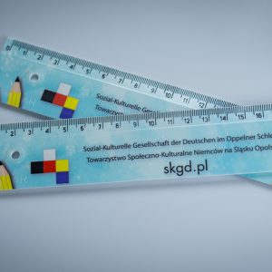 Linijka z nadrukiem